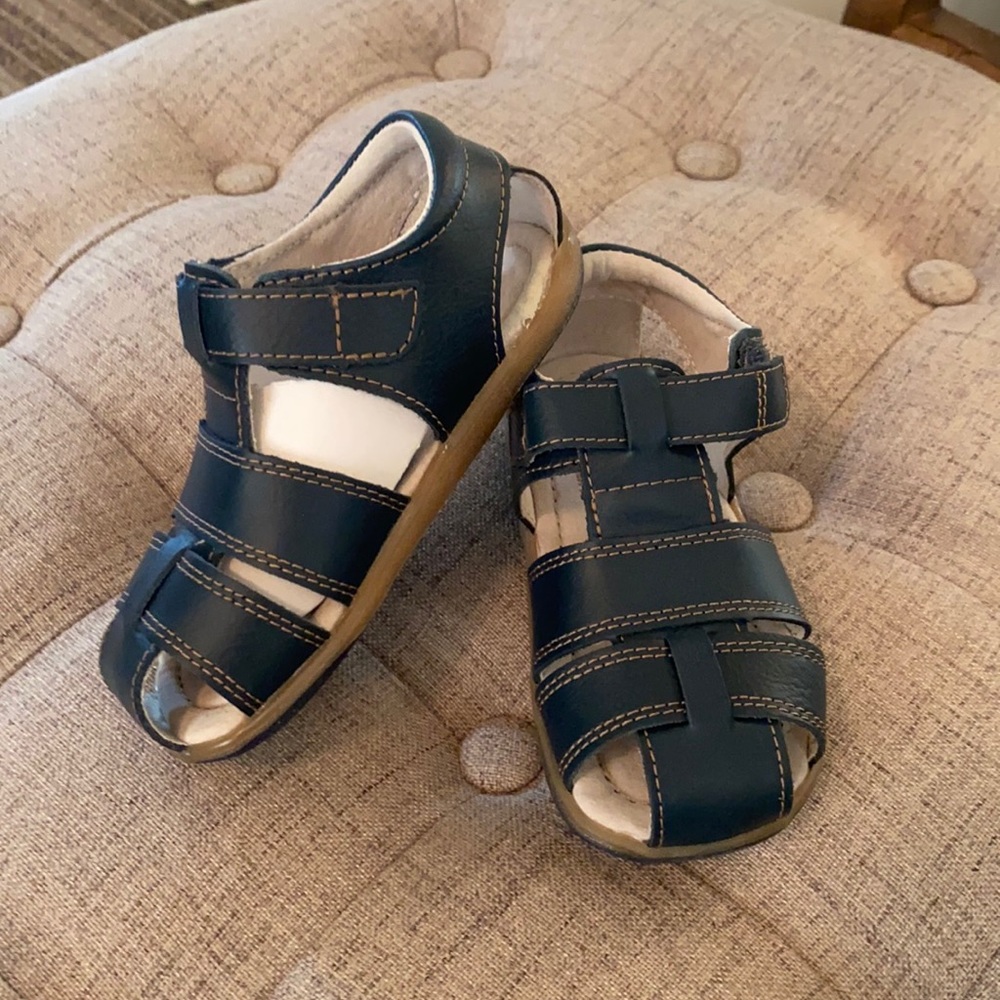 See Kai Run Navy Blue Kids Sandals